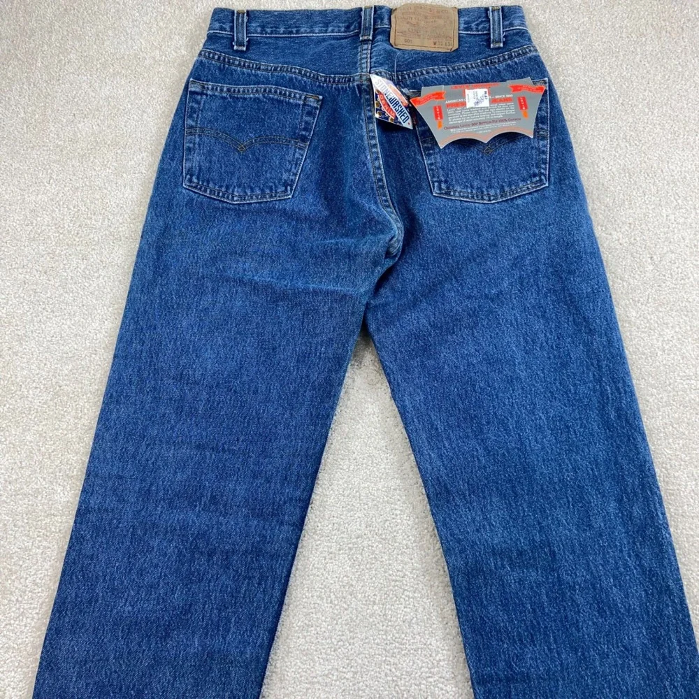 Vintage 1989 Levis 501 Jeans Mens 30x34 Stonewashed Button Fly Made in USA